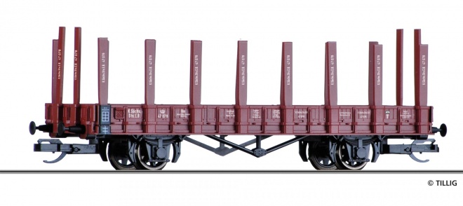 2 axle Flat car type Rm<br /><a href='images/pictures/Tillig/14666-HM.jpg' target='_blank'>Full size image</a>